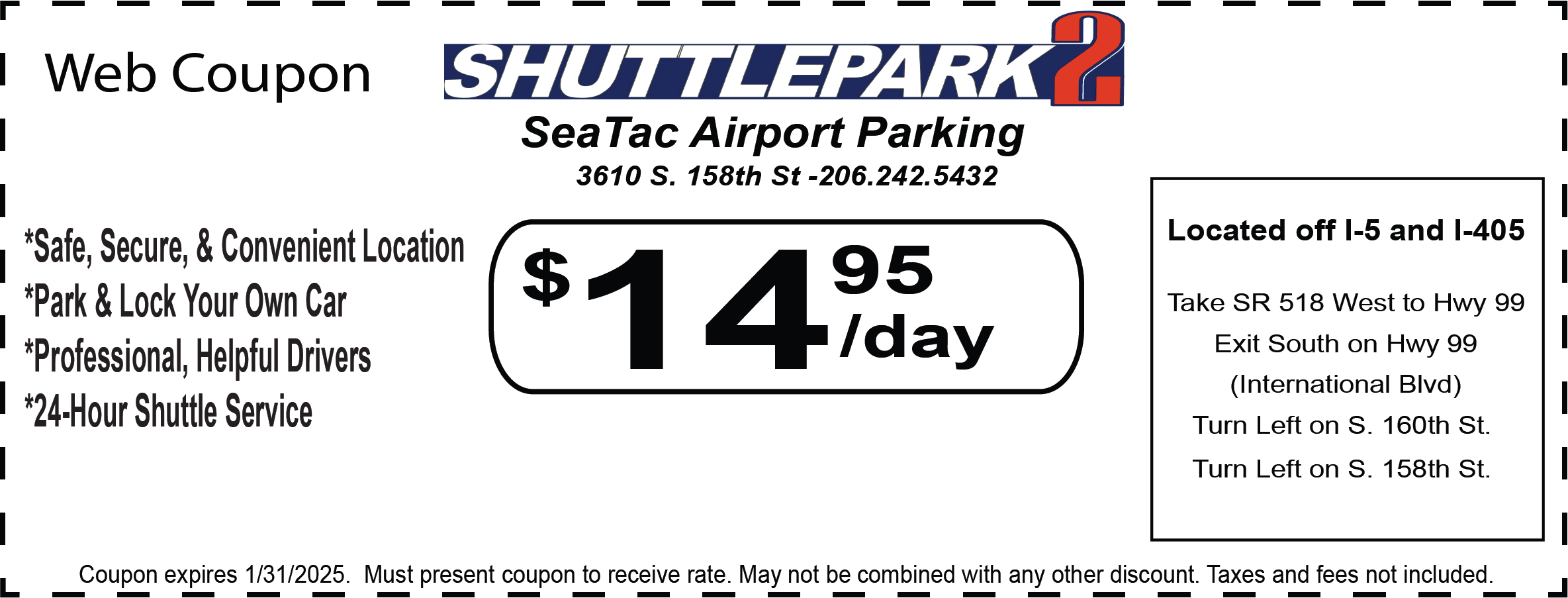 $14.95 Shuttlepark2 web coupon